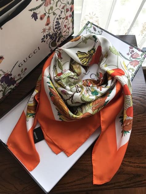 gucci silk scarves replica|authentic gucci silk scarf.